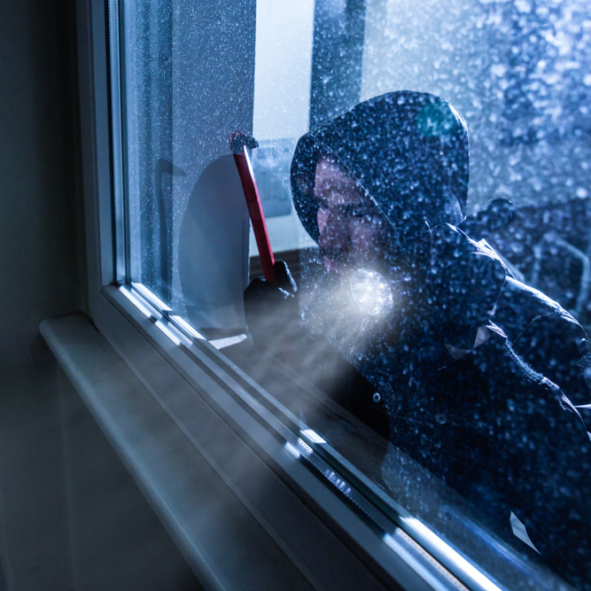 Thief On Window